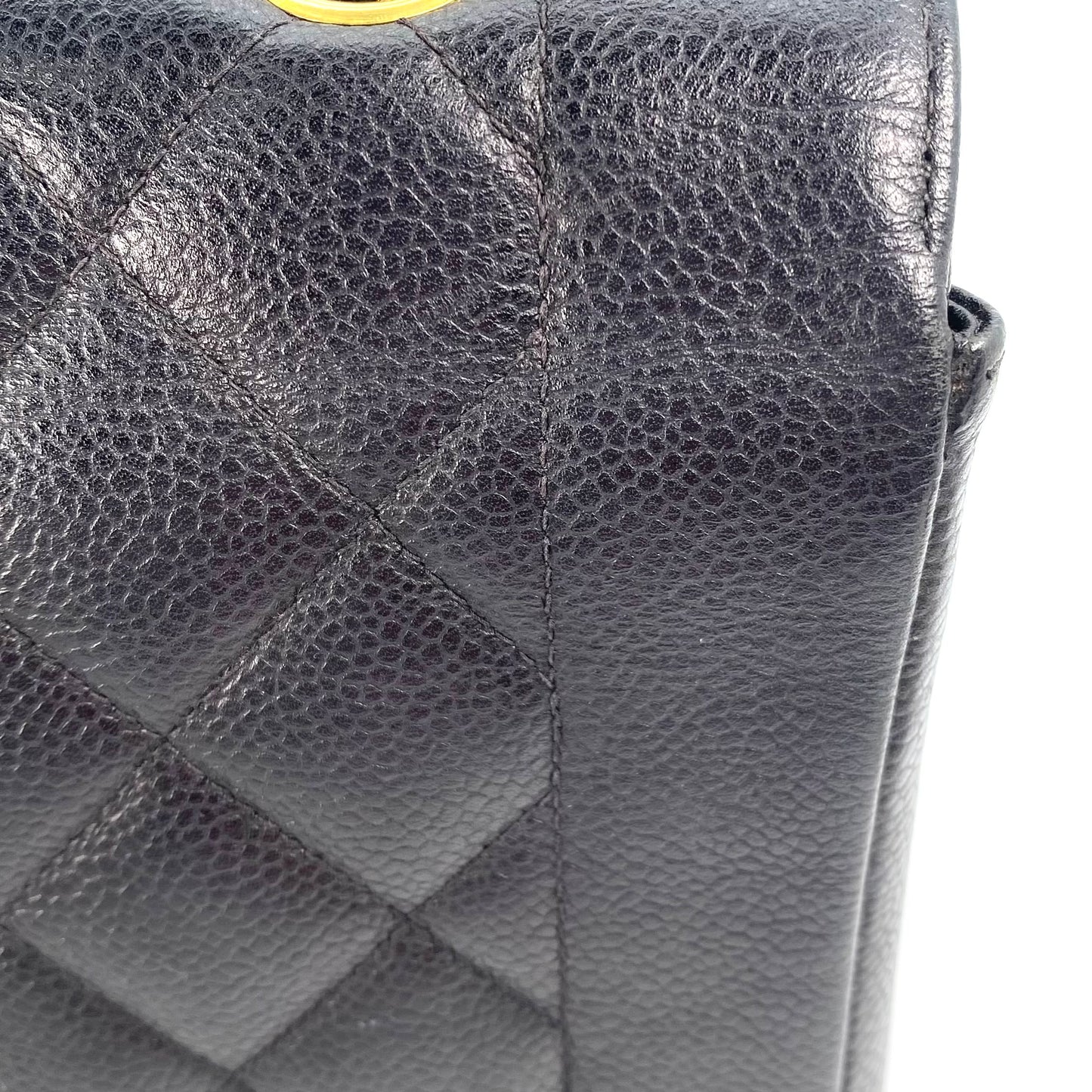 Alizeh, 3 Series Medium Diana Black Caviar with seal and card
