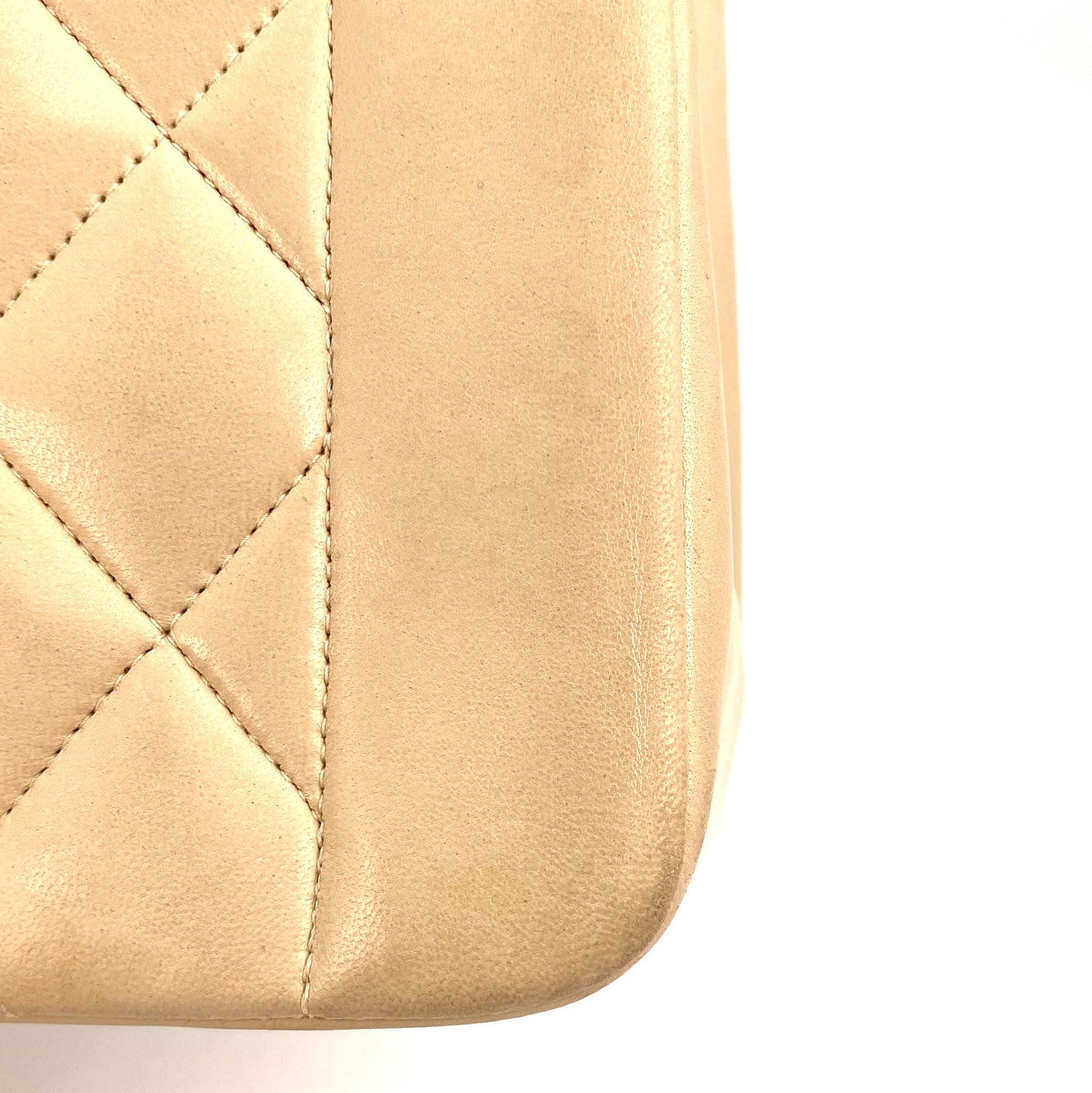 Valery, 2 Series Medium Diana Beige Lambskin with seal and card