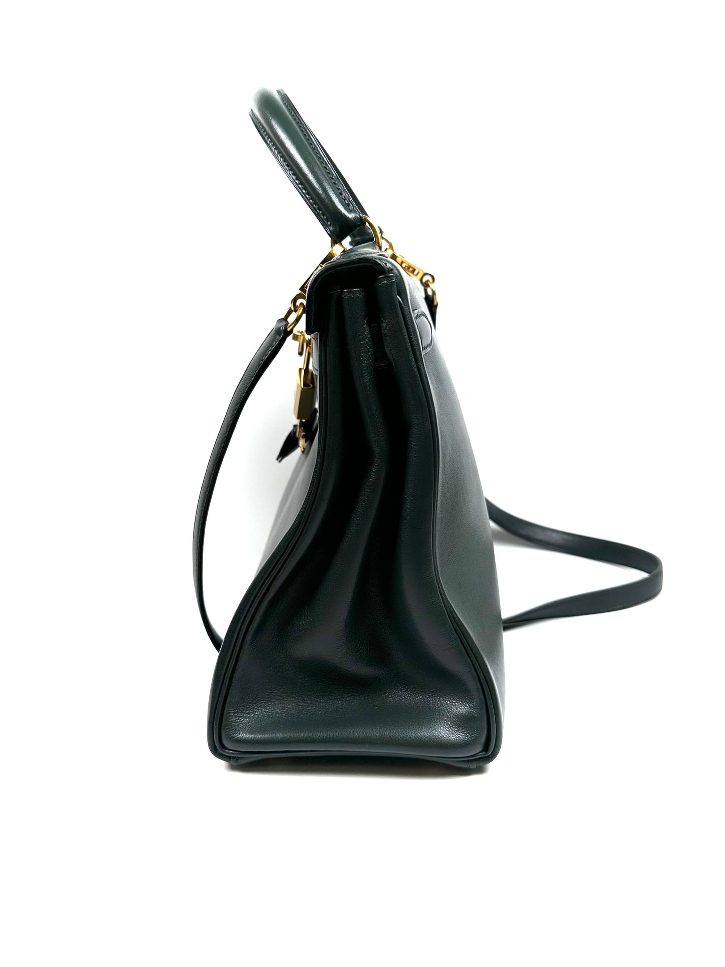 Massimo, no stamp K28 Vert Fonce in Gulliver Leather