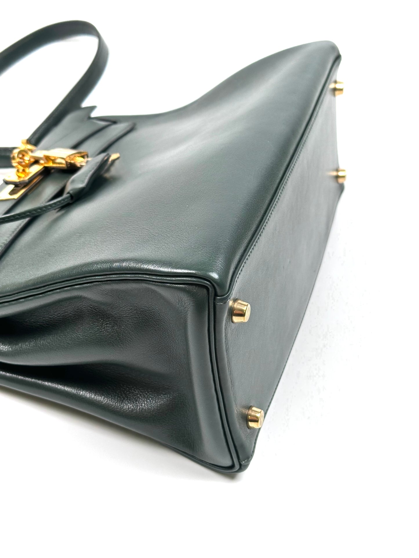 Massimo, no stamp K28 Vert Fonce in Gulliver Leather