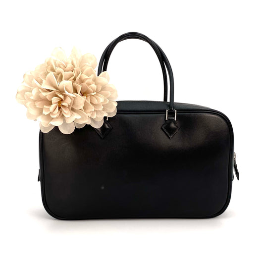 Kira, 2003 Plume Elan 28 Black Boxcalf Palladium Hardware with stamp □G