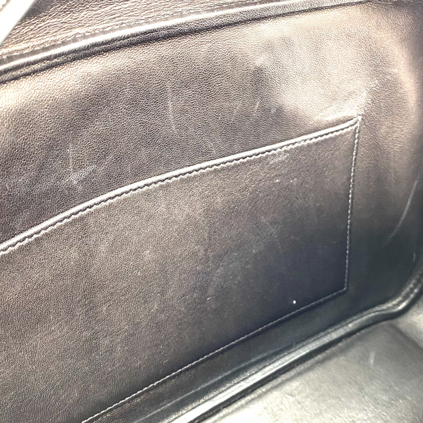 Kira, 2003 Plume Elan 28 Black Boxcalf Palladium Hardware with stamp □G