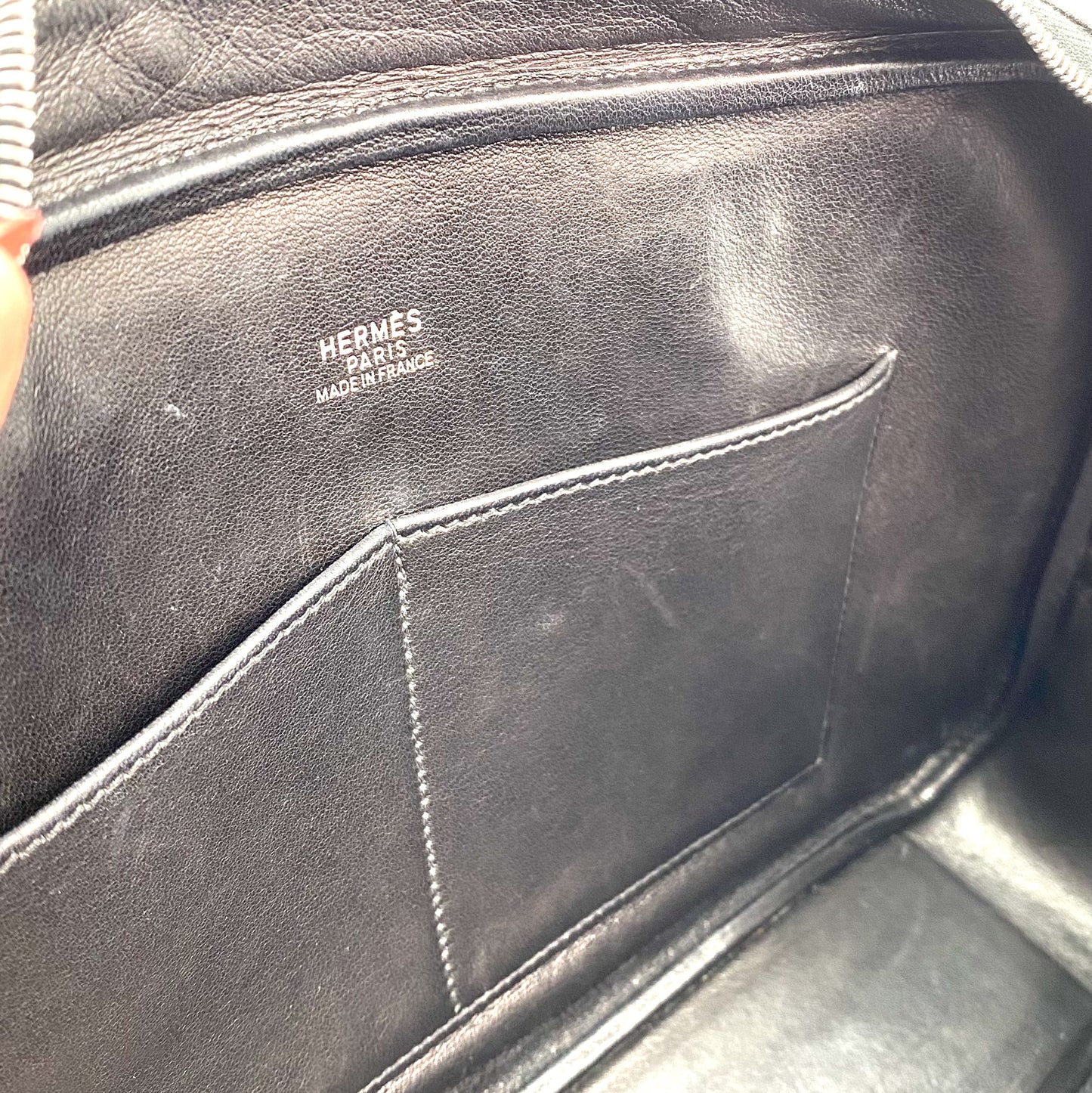 Kira, 2003 Plume Elan 28 Black Boxcalf Palladium Hardware with stamp □G