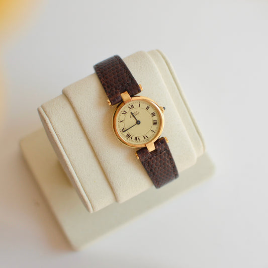 A - CARTIER1 - Cartier Must De Vendome Lemon Dial