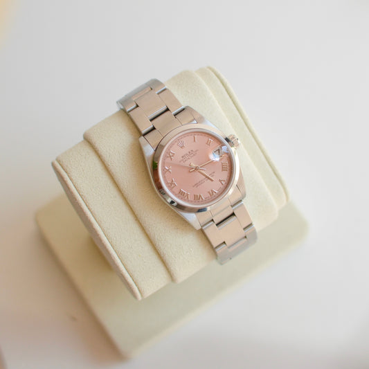 E - ROLEX1 - Rolex Ladied Datejust Salmon Dial