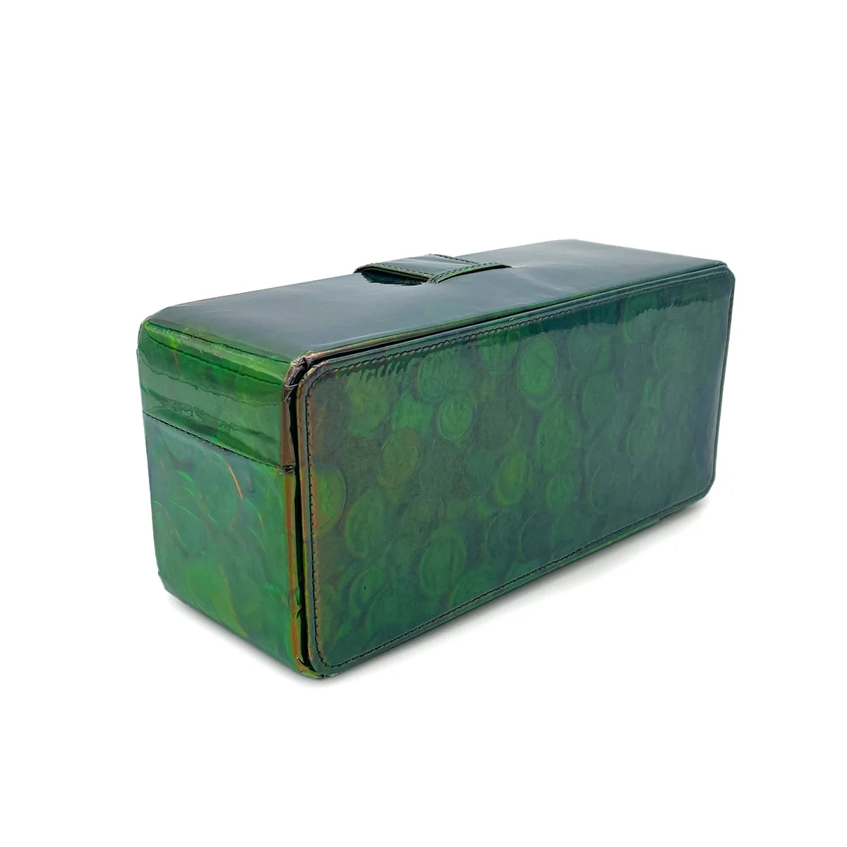 Avelia, 3 Series Coin Pattern Green Enamel Gold  Hardware with seal and card