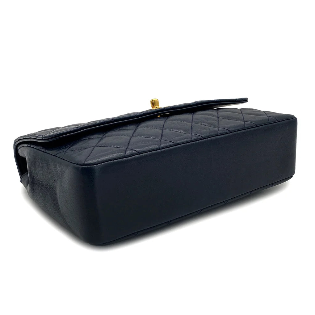 Voren, 0 Series Matelasse Navy Lambskin with seal and card