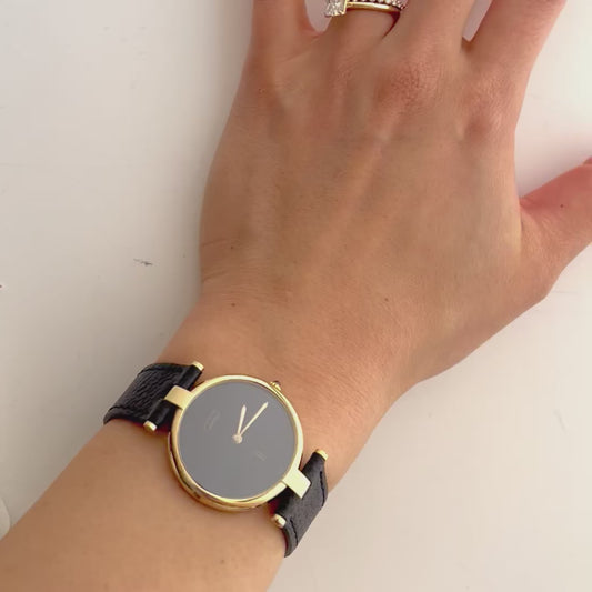 H - CARTIER6 - Cartier Must de Vendome Black Dial