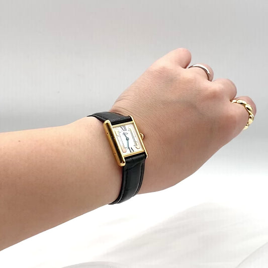 [SPRING SALE] Chiron, Cartier Must Tank SM Vermeil W1006354