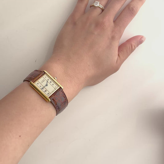 Aric, Cartier Must de Column dial LM Size