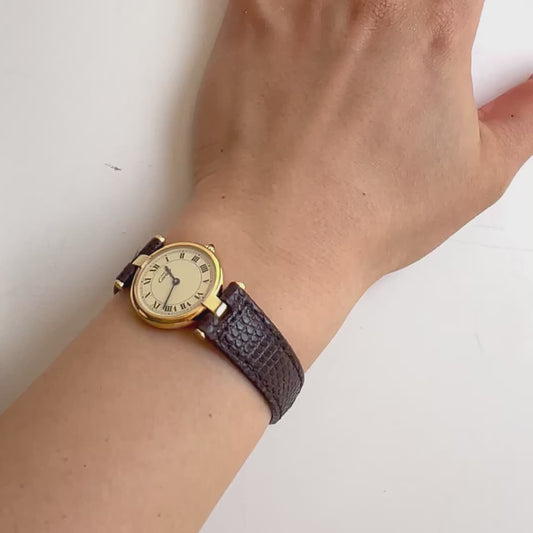 A - CARTIER1 - Cartier Must De Vendome Lemon Dial