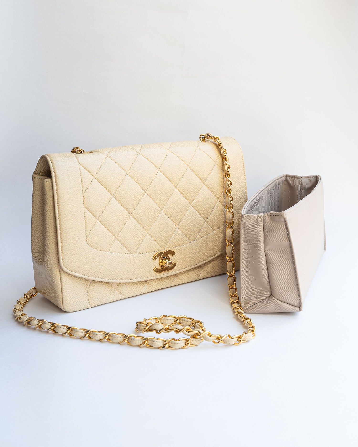 chanel small cross body purse leather