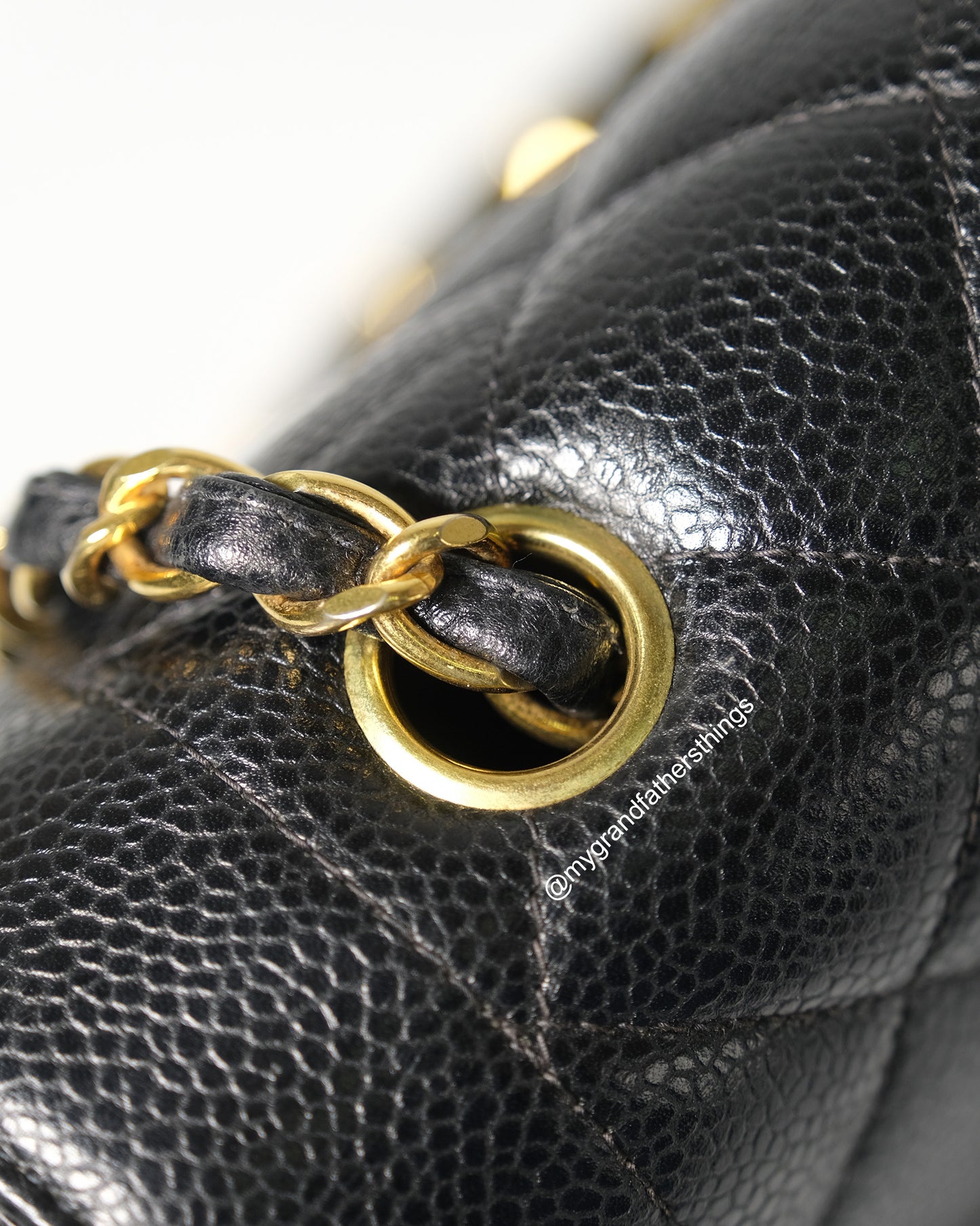 Wright, 2 series small black caviar diana with seal