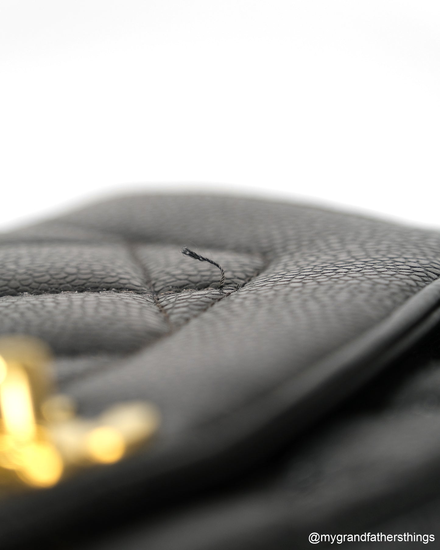 Wright, 2 series small black caviar diana with seal