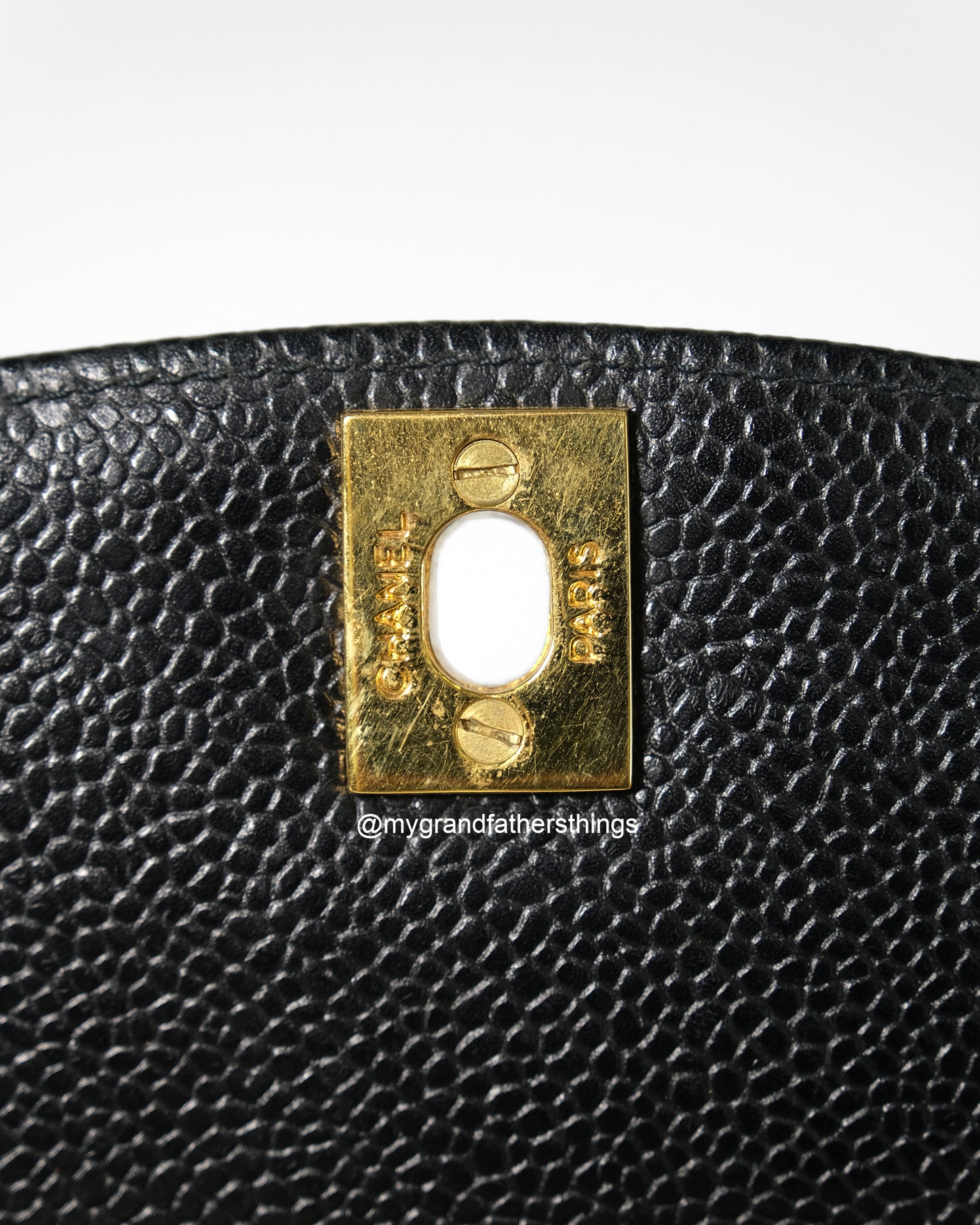 Wright, 2 series small black caviar diana with seal