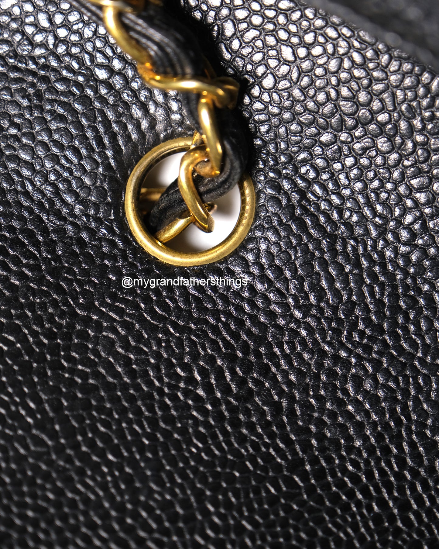 Wright, 2 series small black caviar diana with seal