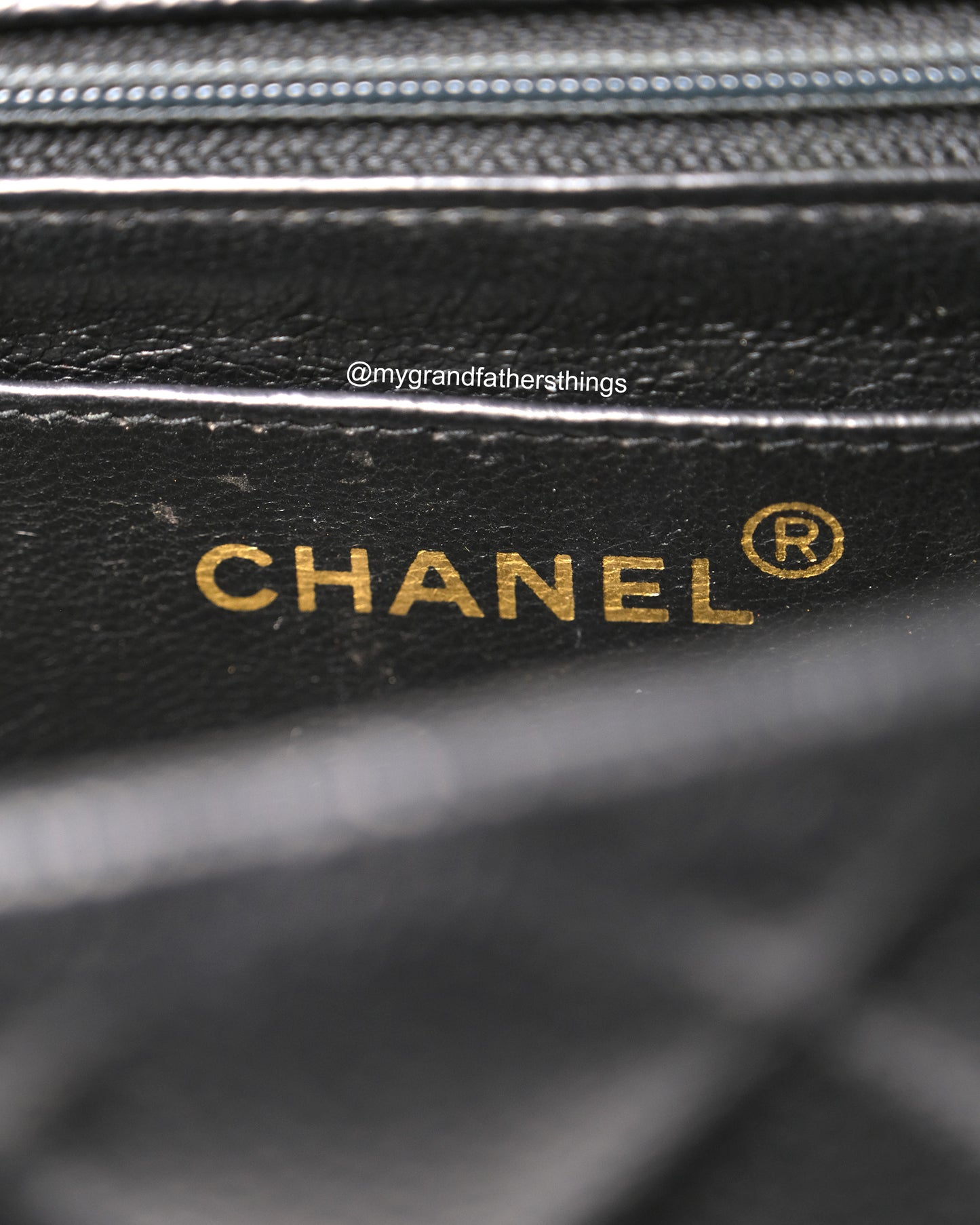 Wright, 2 series small black caviar diana with seal