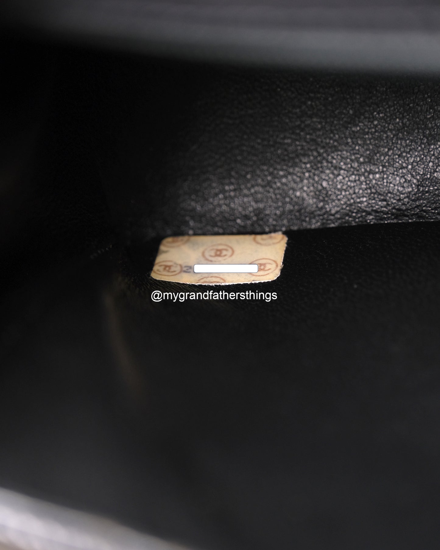 Wright, 2 series small black caviar diana with seal