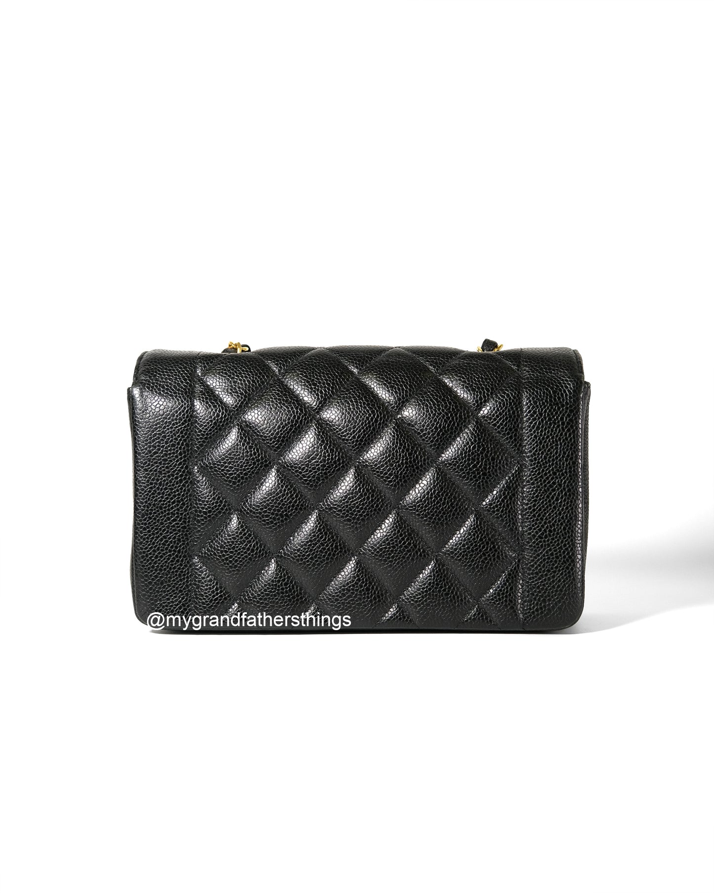 Wright, 2 series small black caviar diana with seal