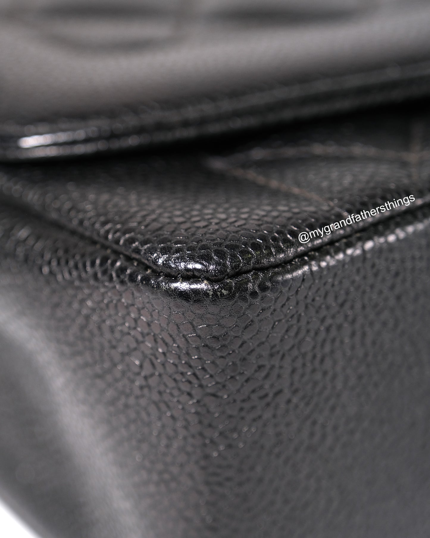 Wright, 2 series small black caviar diana with seal