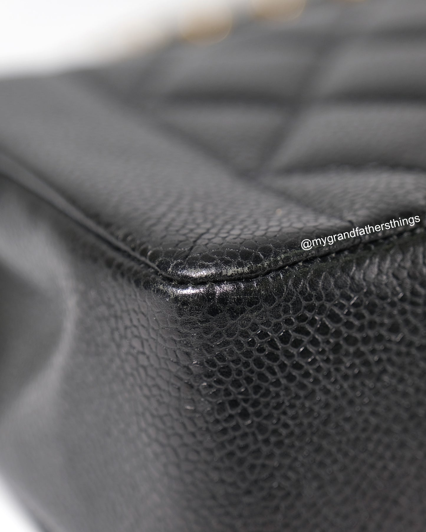 Wright, 2 series small black caviar diana with seal