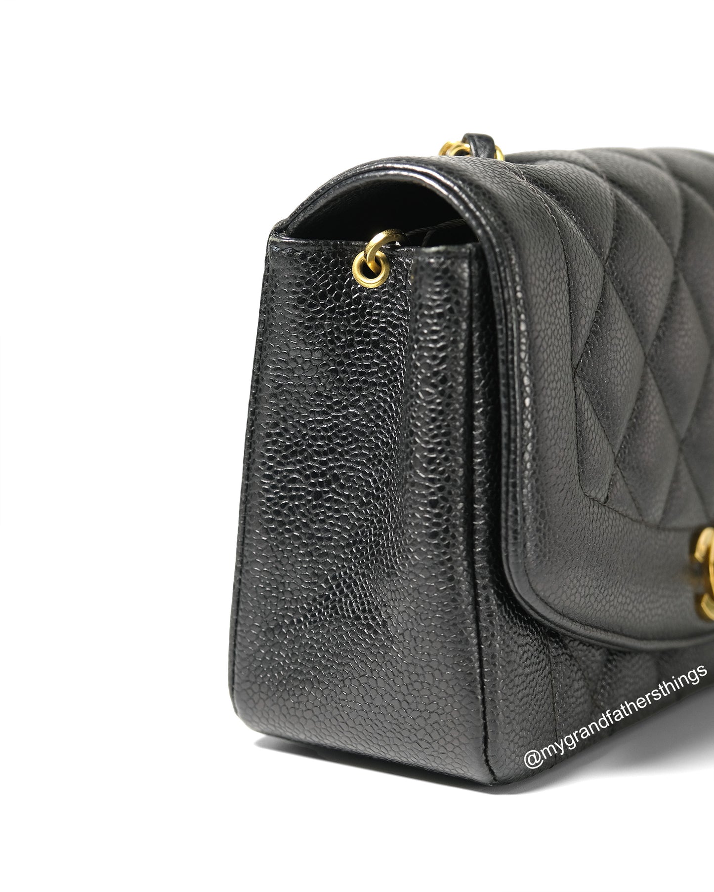 Wright, 2 series small black caviar diana with seal