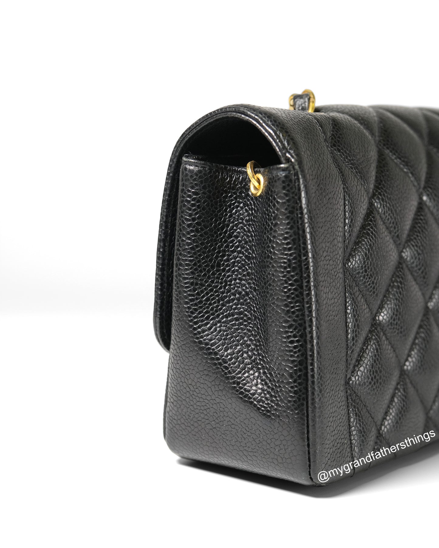 Wright, 2 series small black caviar diana with seal